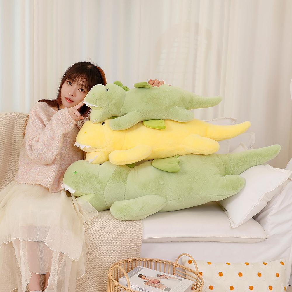 Cartoon Giant Lying Long Dragon Plush Pillow Toy Cute Stuffed Animals Dragon Plushies Cushion Anime Soft Kids Toys for HomeDecor