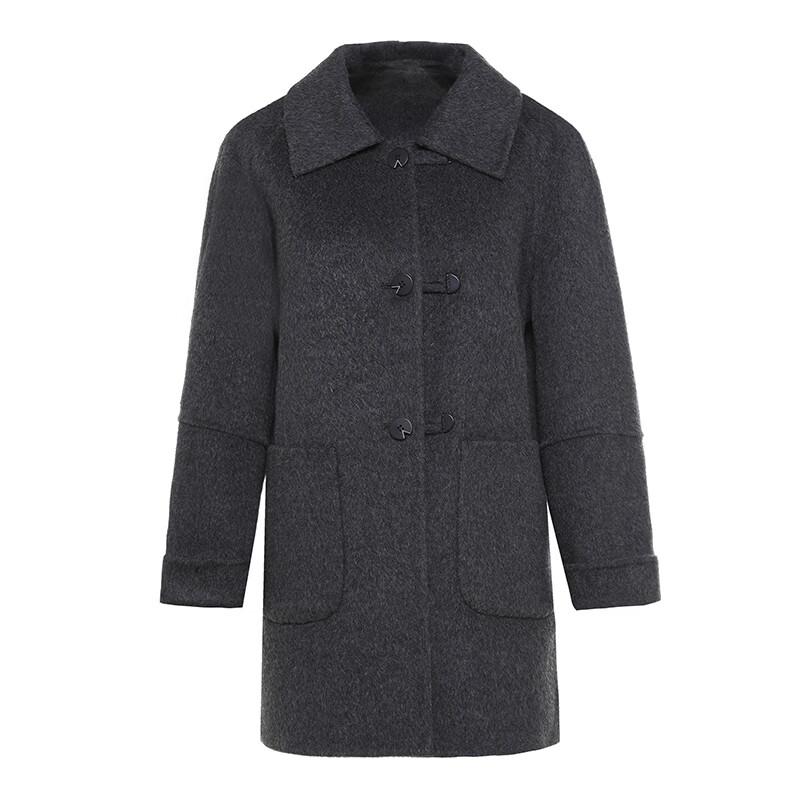 G·TENNA SMRSD-C2321 Women's Mid-Length Wool Coat