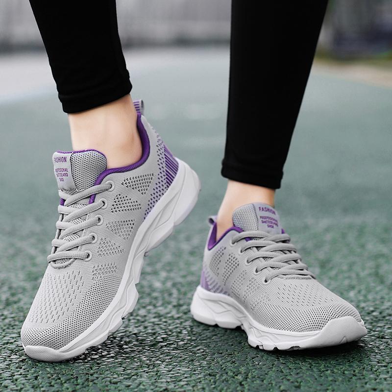 Spring and Autumn Mesh Breathable Sports Casual Shoes Women's Shoes Mom Shoes Elder Shoes