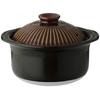 Ginpo Touki Banko Ware Ginpo Kikuka Rice Double Clay Direct Heat Candy Made In 45161 [Genuine Product] Pot, 2-cup Capacity, Lid, Rice, Pot,