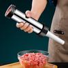 Widened Tube Sausage Maker Stainless Steel Sausage Stuffer Meat Tool Sausage Filler Home