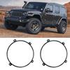 2pcs 7in Headlight Mounting Bracket Ring Lamp Holder Fits for Jeep Wrangler TJ 0718