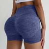 Women's Seamless Tight Fitting High Waisted Casual Shorts, Sports Yoga Shorts, Fitness Pants