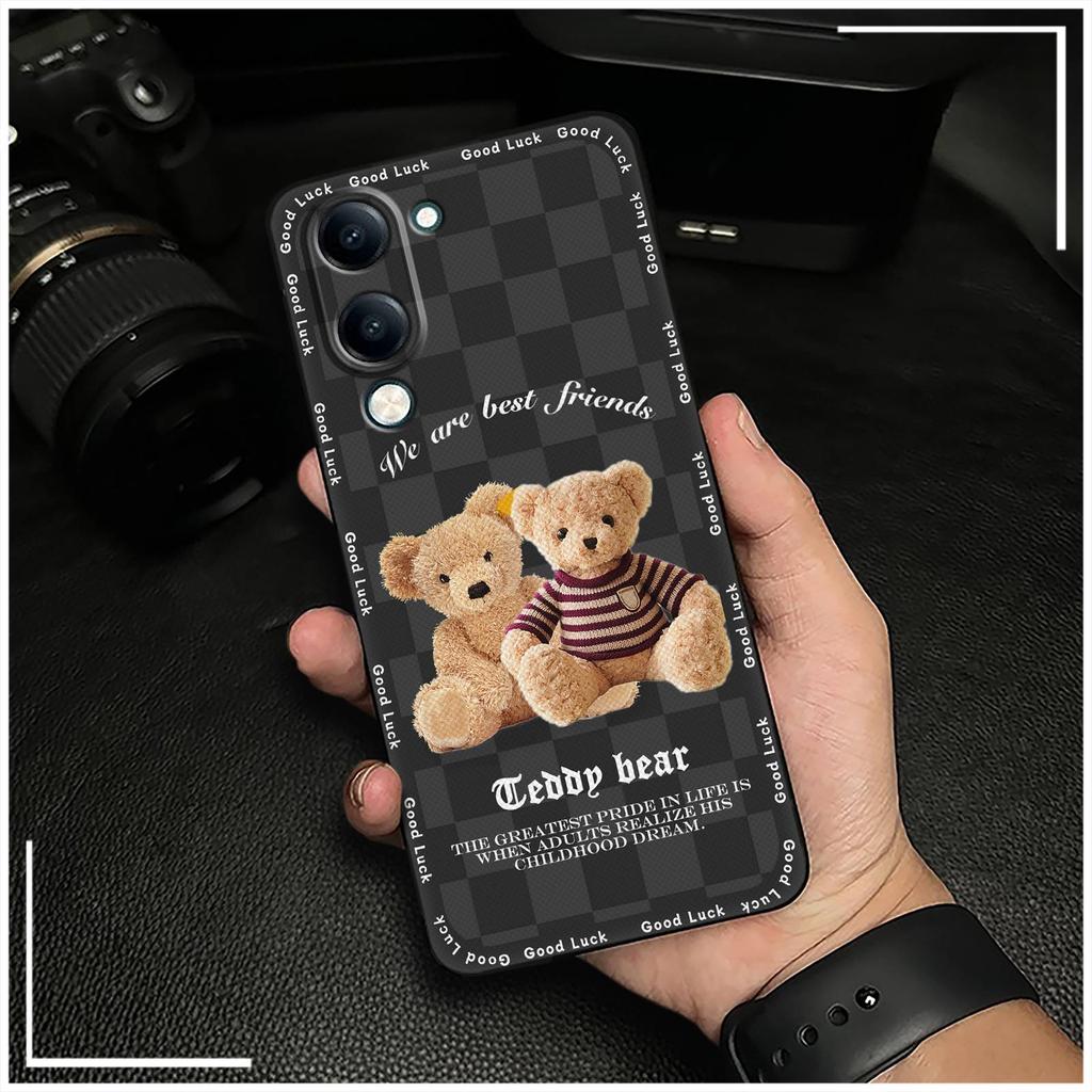 Anti-knock Cartoon Phone Case For VIVO Y04 4G/Y29S Graffiti Silicone Dirt-resistant Soft Case Shockproof Full Wrap TPU