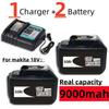 Battery or Charger for Makita 18v Battery Bl1850b Bl1860 Bl 1860 Bl1830 Bl1815 Bl1840 LXT400 9.0Ah For Makita 18650 Battery Pack