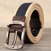 Encontrar Striped Adult Mens Femininos Belt Men Belt Belt Man Canvas Lengthen Strap Personality Male