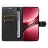 For Vivo V50 Lite 5G Leather Wallet Case with Strap Solid Color Phone Stand Cover