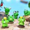 Figures Decor Dollhouse Accessories Fairy Miniature Frogs Micro Landscape Mini Statue Frog Ornament