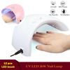 Pro 36W UV Led Lamp Nail Dryer For All Types Gel 12 Leds UV Lamp for Nail Machine Tools USB Cable