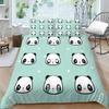 Panda Bear Bedding Sets Animal Duvet Cover Twin Full Single Size and Pillowcase Home Textile 3D Print Bedclothes for Kids Child