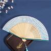 Chinese Style Multiple Colors Decorative Folding Fan Ornament Art Craft Performance Props Bamboo Dance Party Show Gift Accessories