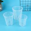 Plant Pot Diy Plastic Transparent Cylindrical Flower Holder Vegetable Planter