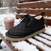 Soft-soled Lace-up Thickened Warm Bread Shoes Women's Autumn and Winter New Velvet Cotton Shoes Casual Versatile Snow Boots