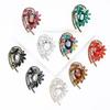 Fashion Creative Alloy Rhinestone Medium Glass Brooch High-End Versatile Women'S Clothing Corsage Jewelry Pin