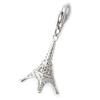 [L0755] - Charm Pendant 'Eiffel Tower' Silver