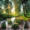 Forest Stream Wallpaper 3d Natural Scenery Wall Mural Living Room Bedroom Forest Mural Home Decor
