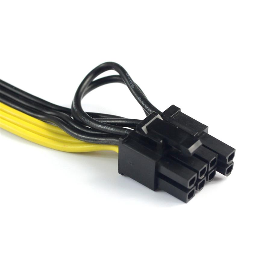 5Pcs Modular PSU Power Supply Cables PCIE 6pin To 8pin +6pin Splitter Cable Cord