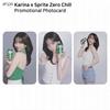 Karina X Sprite Zero Chill Promotional Photocard KPOP K-POP