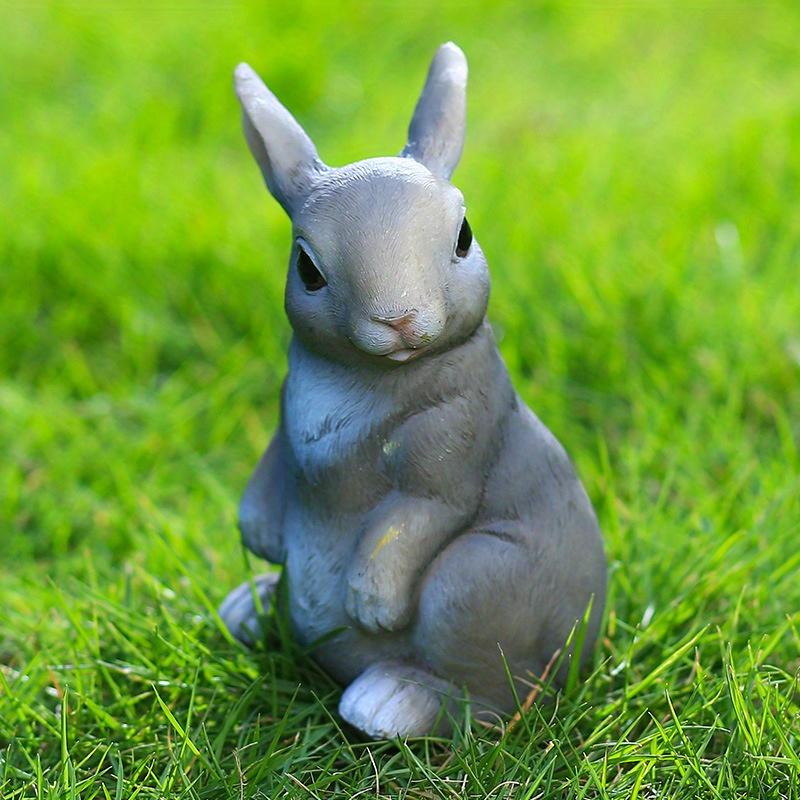 Креативное украшение для сада в виде животного кролик, белка, ёжик, 1 шт., украшение для ландшафтного дизайна для садового декора