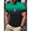 Mens Casual T Shirt Variegated Print T Shirt King Fitness Shirt Oversized Short Sleeve Tops Boys Tops Vintage Mens T Shirts
