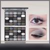 Dark Eyeshadow Palette Pearlescent Matte Fine Flash Exploding Smoky Punk Deep Female Three-dimensional Eyeshadow