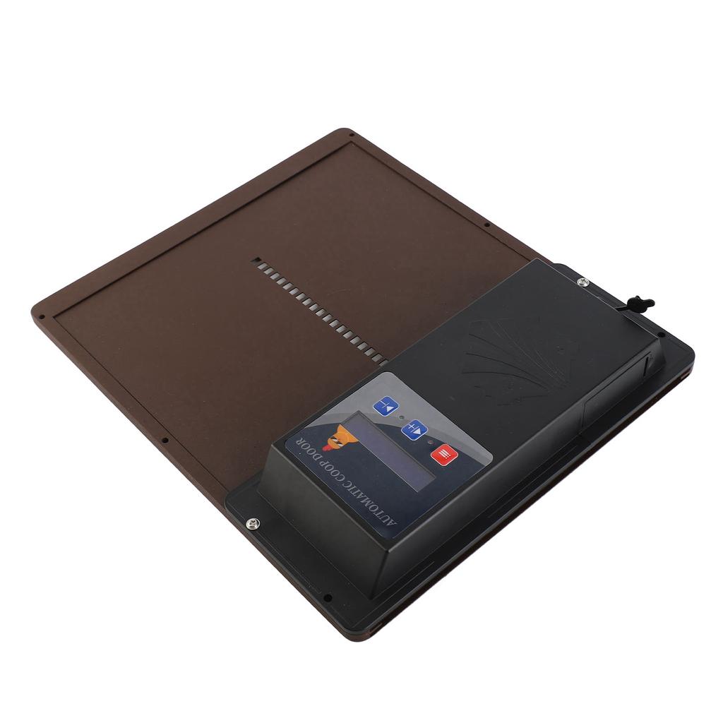 Poultry Coop Door with Timer LED Display Programmable Automatic Chicken Coop Door Opener Horizontal