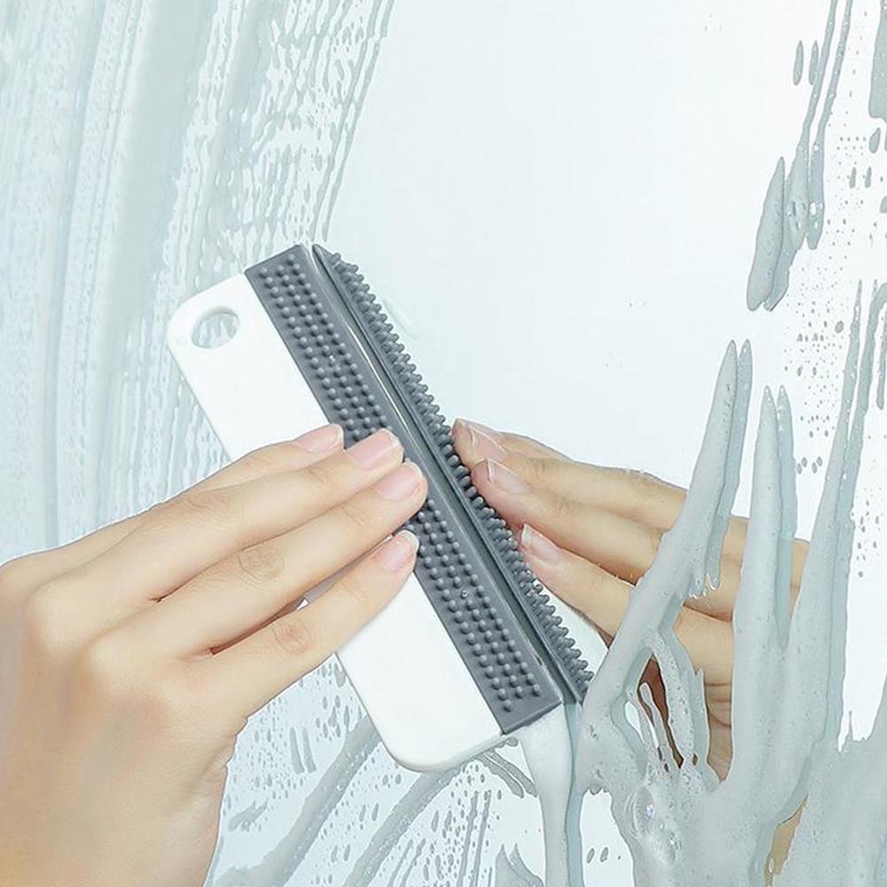 Glass Cleaning Tools Cleaning Good Helper Soft Pp Tpr Window Cleaning Brush Glass Wiper Flat Rubber Strip 16x4cm Scraper