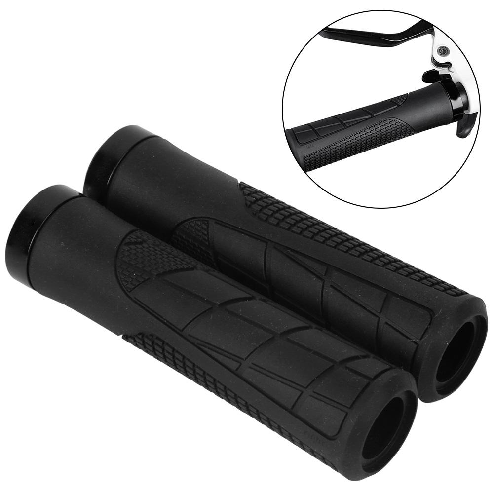 Bicycle Cycling Lockable Handle Rubber Grips AntiSlip Mountain Bike Handlebar Grip