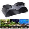 Aquarium Decorative Tunnel for Fishtanks Hiding Shelte Cave Tunnel Safe ABS for Underwater Landscape Accessories