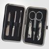 777 Three Seven Silver Nail Clippers 6 Pieces Beauty Set TS-399C Made In Korea