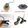 Tortoises Basking Lighting E27 EU Plug 220V Mini Pet Reptile Heat Lamp Kit Clip-on Ceramic Lights Holder Heating Set