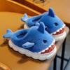 Children's Cotton Slippers Boys and Girls Cute Cartoon Shark Slippers Autumn and Winter Home Indoor Baby Thick Bottom Slippers