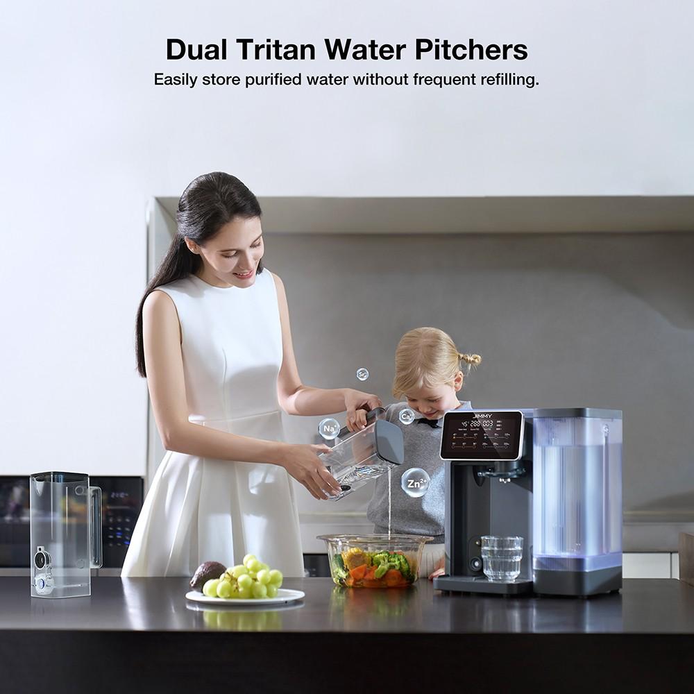 JIMMY R9 Water Purifier 7-Stage RO Filtration Instant Hot Water UV Sterilization 5L Tank 2200W Heating