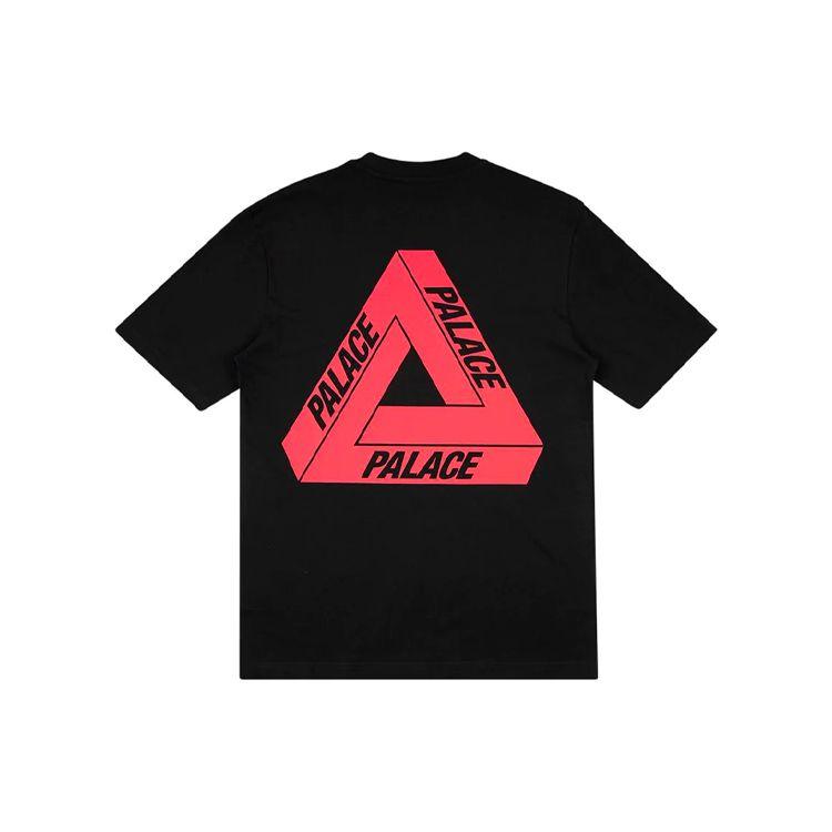 Palace Charity Limited Edition Red Triangle Short Sleeve T-Shirt Unisex Tops Black P18TS237