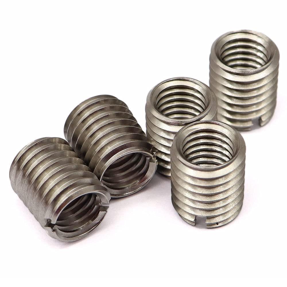 5Pcs M8 Female Thread Repair M10 12mm Male Insert Kit Sleeve Reducing Thread Adapters Adapters