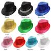 Sequins Jazz Hat Shiny Dance Performance Hat Fashion Panama Cap  Holiday