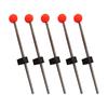 5Pcs Practical Low Temperature Resistant Stainless Steel Fishing Rod Pole Tips Outdoor Winter Ice Spring Ball for River Lake Pond