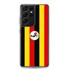 Coque Téléphone - Samsung - Galaxy S21 - Drapeau Ouganda - Souple - Multicolore