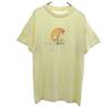 70s 80s Short Sleeve Single Stitch T-shirt Yellow Old Vintage Men's Used