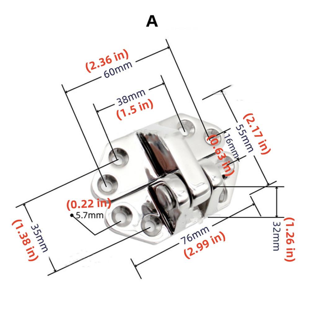 Boat Hatch Hinge 316 Stainless Steel Multifunctional Marine Hatch Hinge Removable Hinge For Architecture Boat Cabin Doors And Windows Cabinets 