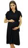 Maternity Robe Nursing Coverup With Side Shoulder Buttons Baby Shower