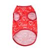 Mesh  Pet Dog Clothes Cute Letter Print Puppy Vest For Small Dogs Cats Costume Soft French Bulldog Pullover Festival Dress Up Apparel