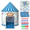 Skirfy Kids Tent Toy Skirfy Tent Dart Game Adhesive Ball Game Sandbag Throwing Game Indoor Tent Foldable 4in1 How To Play Secret Base Storage Bag