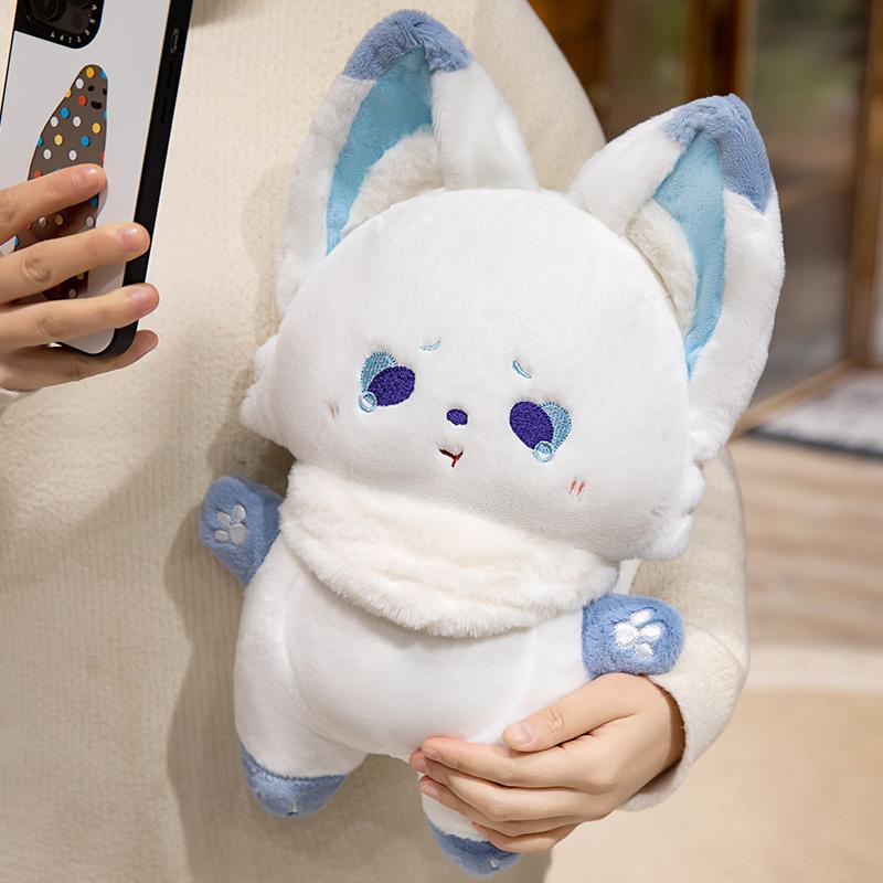 Cute Cartoon Fox Plush Toy Lovely Soft Stuffed Animal Doll Home Decor Gifts For Kids