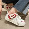 2024 Spring New Sneaker Student White Shoes Female Breathable Thick Sole Flat Shoes Women