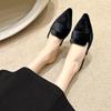Fashion New Flats Mules Shoes Pointed Toe Women Slippers New Suede Summer Flip Flops  Casual Walking Fashion Slides Female Zapatillas