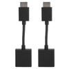 2Pcs Male To Female Extension Cable HD Multimedia Interface Support 4K High Resolution