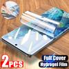 2PCS HD Hydrogel Film for IPhone Samsung Huawei Xiaomi Redmi Meizu OnePlus Mobile Phone Screen Protector