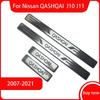 For Nissan Qashqai J10 J11 2007- Car Styling Stainless Steel Scuff Plate Door Sill Cover Protection Decorative