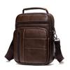 Classic Vintage Men Shoulder Bag Genuine Leather Business Men Crossbody Bag High Quality Designer Handle Handbag for Men Travel Bag KTY